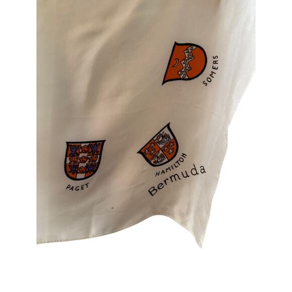 Vintage Bermuda Square Bandana Scarf - Picture 2 of 4